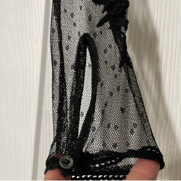 urban outfitters ecote lily maxi dress XS / sheer mesh lace maxi - Picture 11 of 13